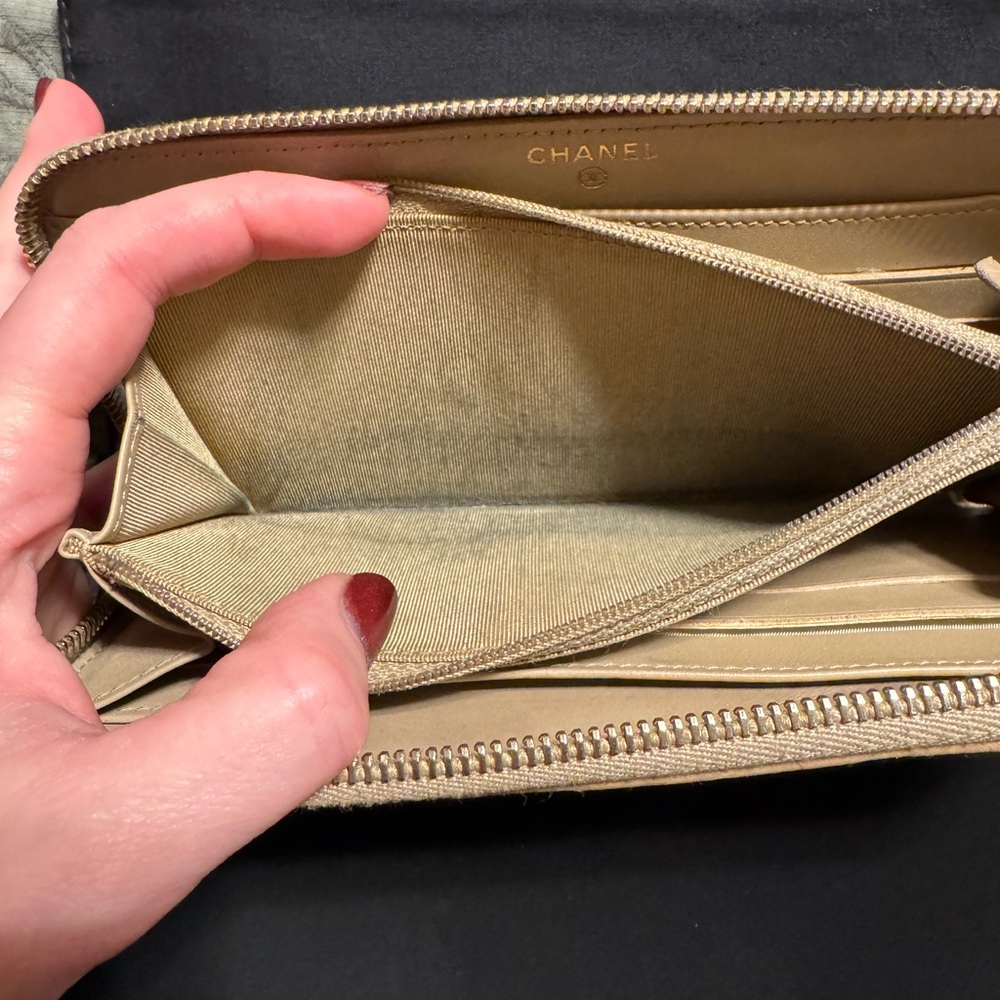 Chanel python zipper wallet - Picture 4 of 8